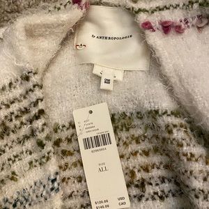Anthropologie Striped Poncho